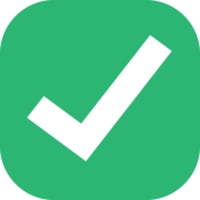 Tick Check Mark Icon sign symbol design png