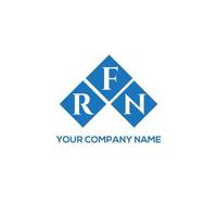 FRN letter logo design on WHITE background. FRN creative initials letter logo concept. FRN letter design. vector