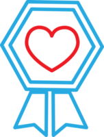 Heart icon sign symbol design png