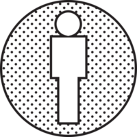 diseño de símbolo de signo de icono de personas png