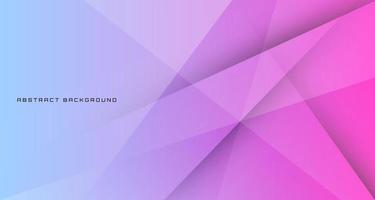 3D pink blue geometric abstract background overlap layer on bright space with line decoration. Graphic design element future style concept for banner, flyer, card, brochure cover, or landing page vector