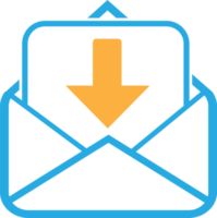 e-mail en mail pictogram teken symbool ontwerp png