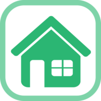 House symbol and home icon sign design png