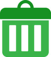 Trash can icon sign symbol design png