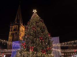 tiempo de navidad en ahaus en westfalia foto