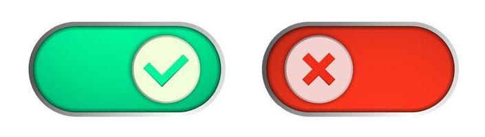 Toggle Buttons Line and Silhouette Icon Set. Slide On and Off Symbol  Collection. Switch Button Icon for Devices User Interface. Isolated Vector  illustration. 25782866 Vector Art at Vecteezy