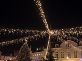 tiempo de navidad en ahaus en westfalia foto