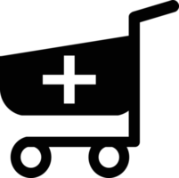 Einkaufswagen Trolley Symbol Zeichen Symbol Design png