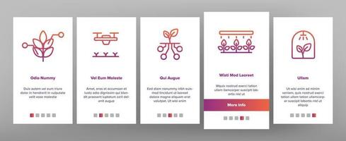 Smart Farm Onboarding Vector