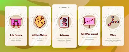 Planning Color Elements Vector Onboarding