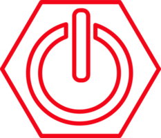 Power-Symbol-Zeichen-Symbol-Design png