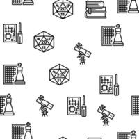 Geek, Nerd And Gamer Vector Seamless Pattern