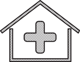 design de símbolo de sinal de ícone em casa png