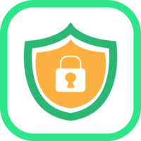 icono de seguridad diseño de signo antivirus png