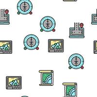 mapa ubicación sistema vector patrón sin costuras