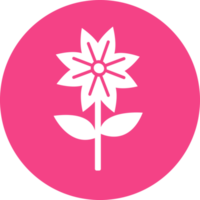 Flower icon flora sign symbol design png