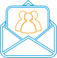 diseño de símbolo de signo de icono de correo electrónico y correo png