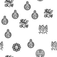 Astrological Objects Vector Seamless Pattern