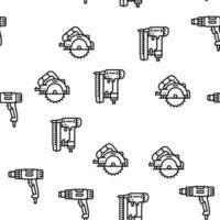 Tools For Building And Repair Vector Seamless Pattern