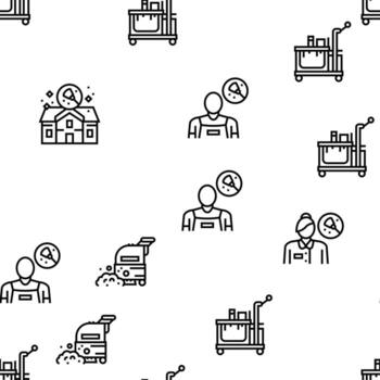 limpieza limpieza vector patrón sin costuras