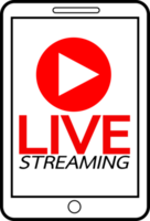 live streaming online teken symbool ontwerp png