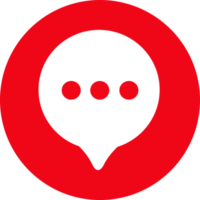 toespraak bubble chat pictogram teken ontwerp png