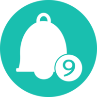 Bell icon sign symbol design png