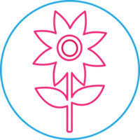 Flower icon sign symbol design png