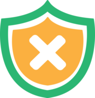 icône de sécurité conception de signe anti-virus png