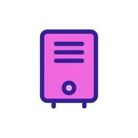 air purifier icon vector. Isolated contour symbol illustration vector