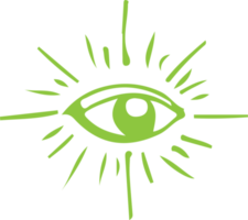 diseño de símbolo de signo de icono de ojo png