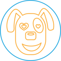 perro icono animal signo símbolo diseño png