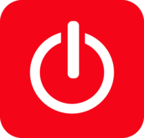 design de símbolo de sinal de ícone de energia png
