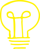 tekening gloeilamp pictogram teken symbool ontwerp png