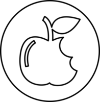 pomme icône signe symbole conception png