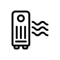 air purifier icon vector. Isolated contour symbol illustration vector