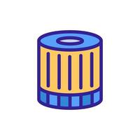 panel air cleaner top view icon vector outline illustration