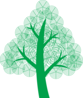 bomen met bladeren pictogram teken ontwerp png