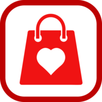 Shopping bag icon Sale package sign design png