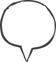 diseño de símbolo de signo de icono de burbuja de voz png