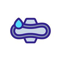 Women s hygiene icon vector. Isolated contour symbol illustration vector