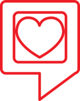 Heart icon sign symbol design png