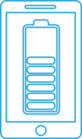 design de símbolo de sinal de ícone móvel de telefone png