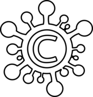 covid19 coronavirus pictogram teken symbool ontwerp png