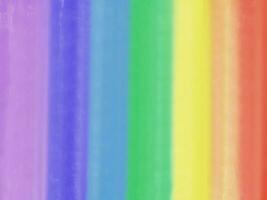 A picture of blur background of rainbow color, purple, blue, light blue, green, yellow, orange and red. photo