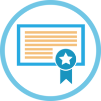 certificaat pictogram teken symbool ontwerp png