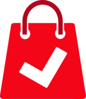 boodschappentas pictogram verkoop pakket teken ontwerp png
