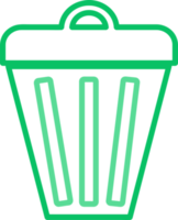 Trash can icon sign symbol design png