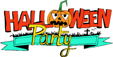 Happy Halloween icon theme and halloween background sign png