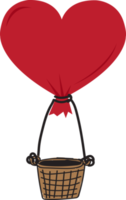 Herz-Ballon-Symbol-Zeichen-Symbol-Design png